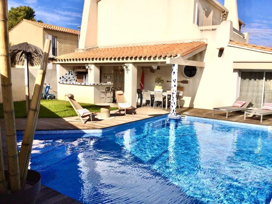 La Maison Du Bonheur F5 Jardin Et Piscine Narbona Zewnętrze zdjęcie